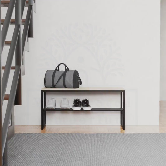 Wooden Surface Shoe Rack, Metal Shoe Rack