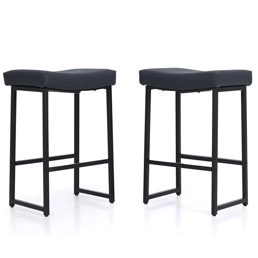 2x Saddle Bar Stool Seating Bar Counter