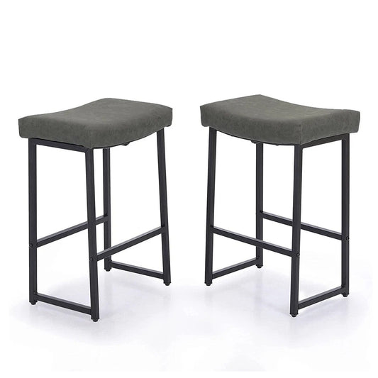 2x Saddle Bar Stool Seating Bar Counter