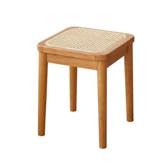Solid Wood Nordic Style Rattan Chair