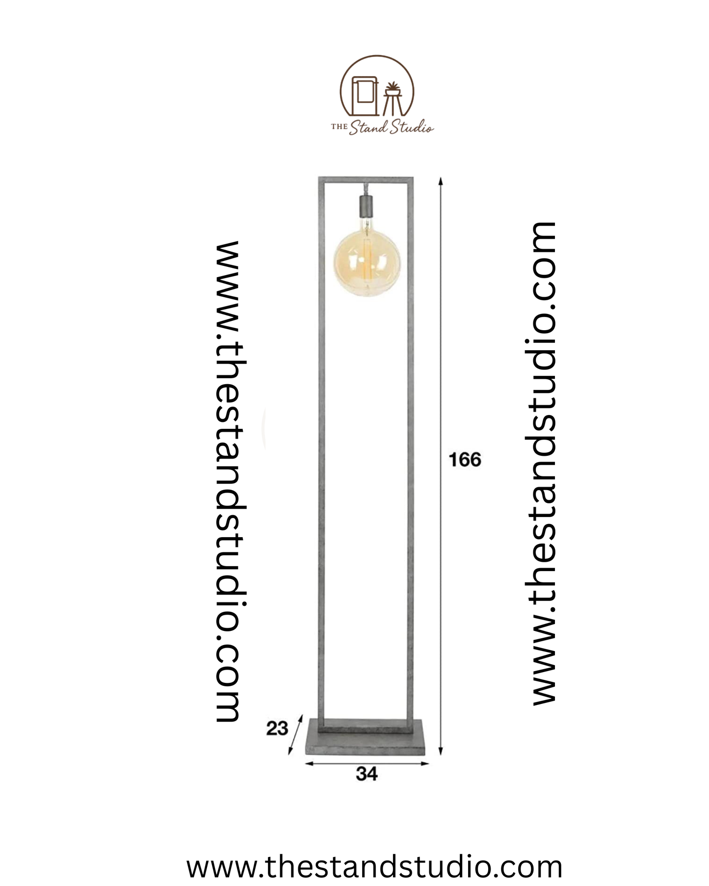 Metal Floor Lamp for Living Room or Bedroom