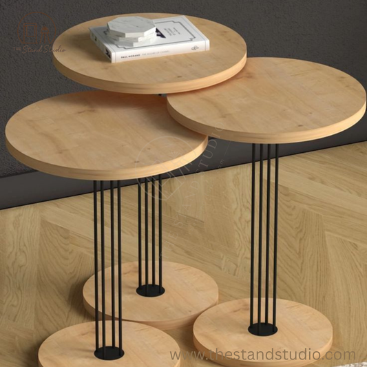 Living Room Side Tables Set of 3
