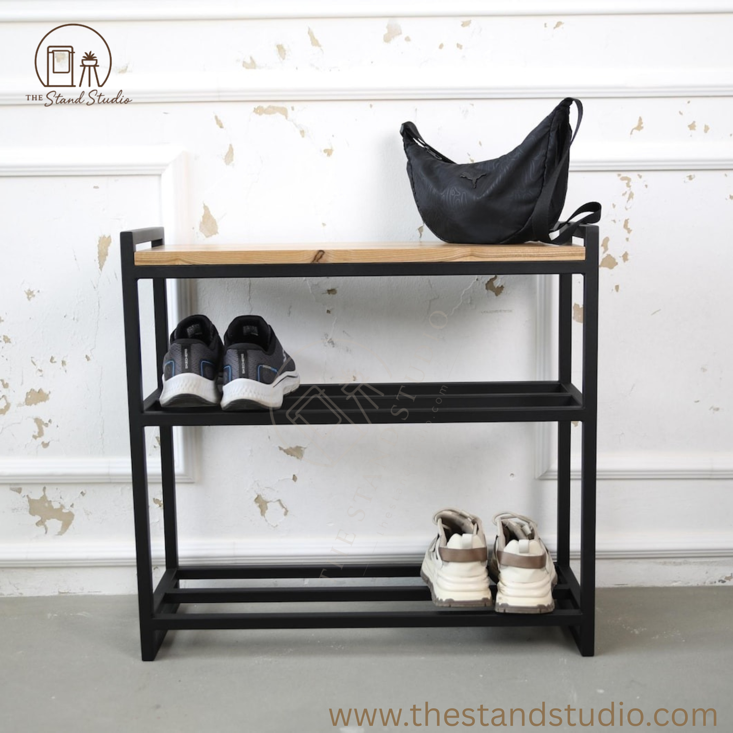 2-Tier Shoe Rack, Shoe Rack Bench, Shoe Storage Bench