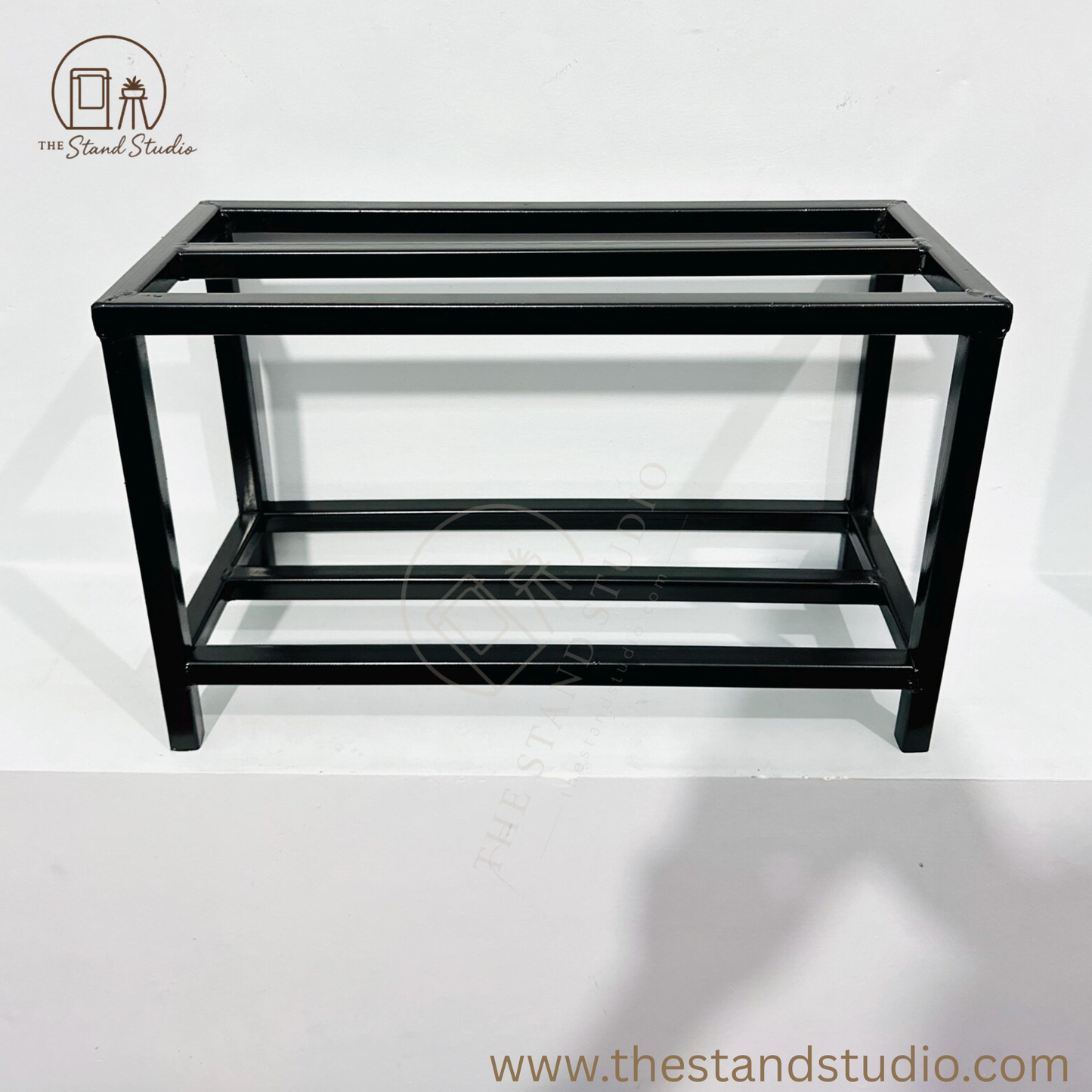 Metal Shoe Rack, 3-Tier Space-Saving Shoe Organizer