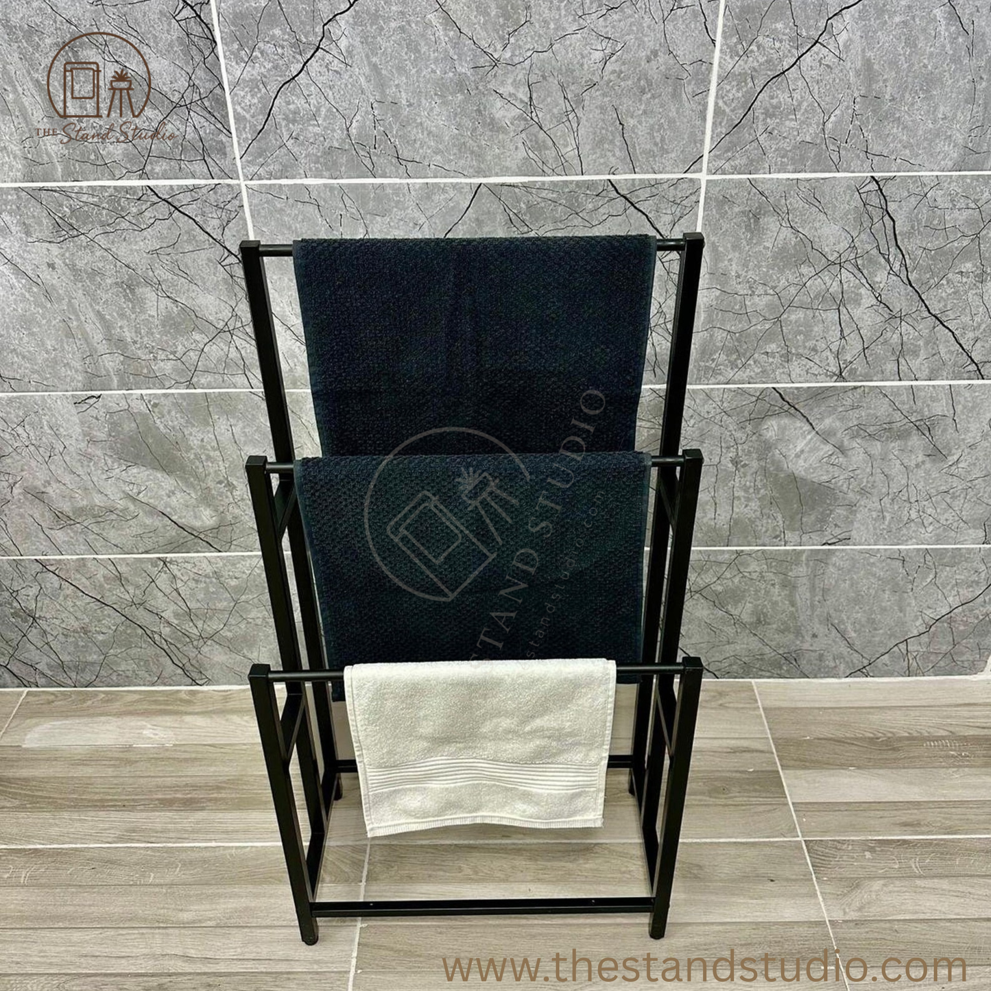 3 Tier Metal Drying Stand for Bathroom