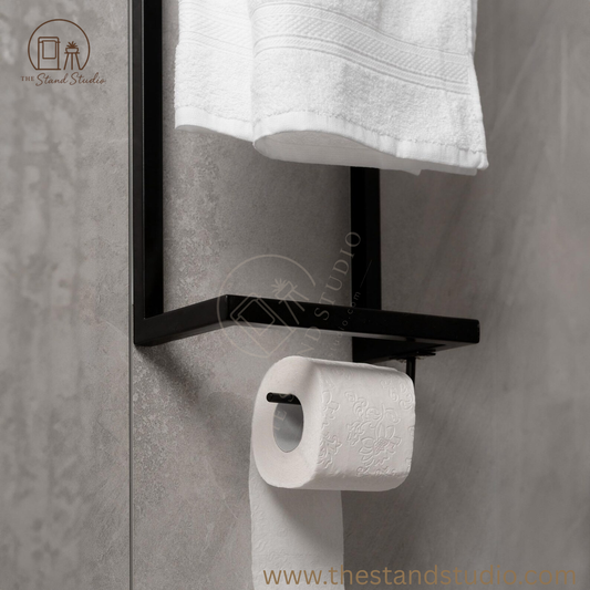 Toilet paper Roll Holder, Hand Towel Holder Bathroom,