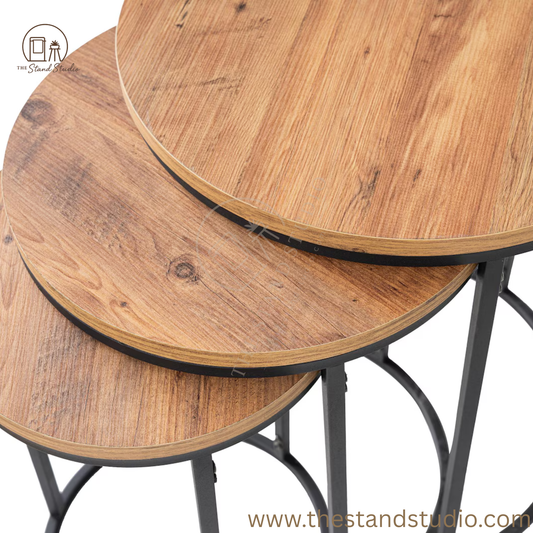 Nesting Table Triple Decorative Side Table
