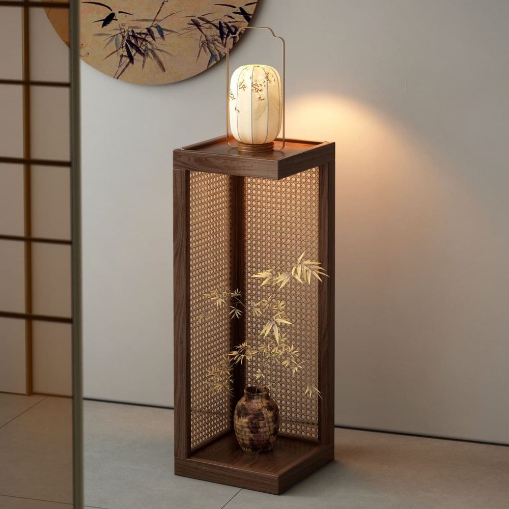 Solid Wood Flower Stand | Handcrafted Wooden Plant Stand