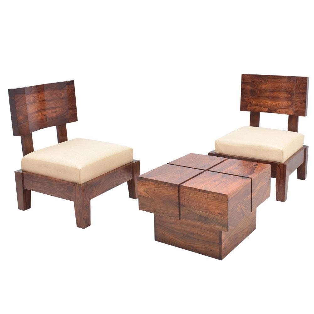 New Handicrafts Sheesham Wood Sofa Cum Chair