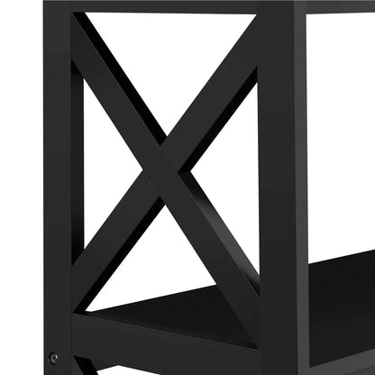 3 Tier X-Design Console Table with Storage