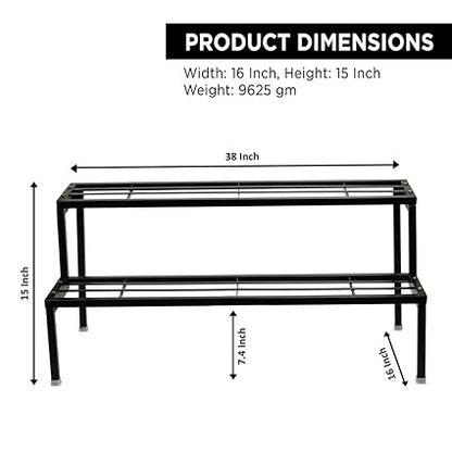 2-Step Planter Pot Stand for Outdoor & Indoor Garden