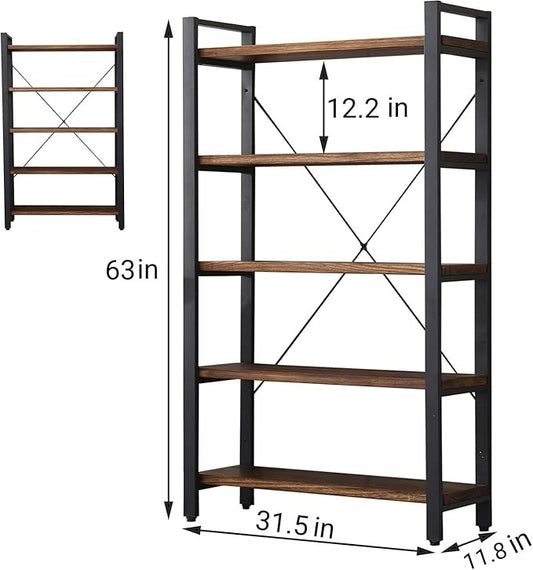5 Tier Bookcase