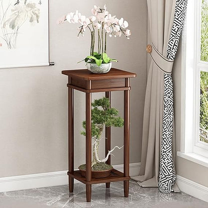 2-Tier South Bamboo Plant Planter Stand