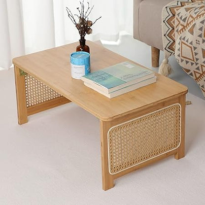 Japanese Style Rattan Coffee Table