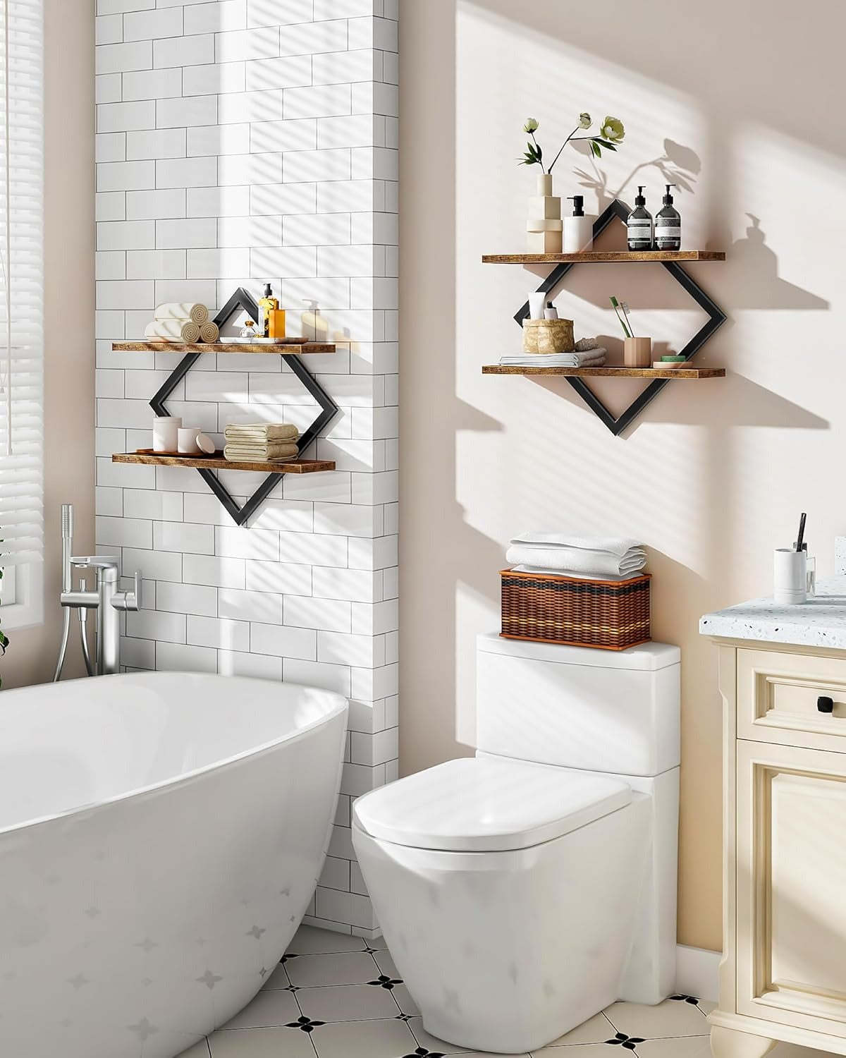 Floating Shelves, Set of 2 Wall Shelves