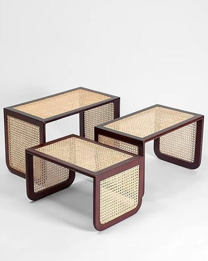 Rattan Nesting Tables
