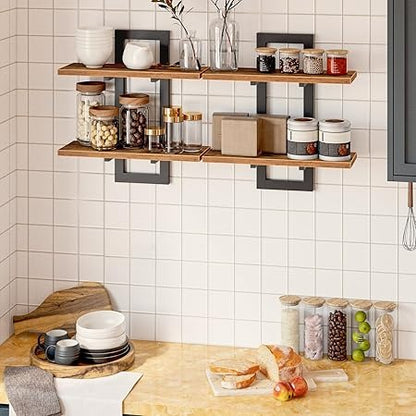Wall Mounted Storage Shelves 2-Tier