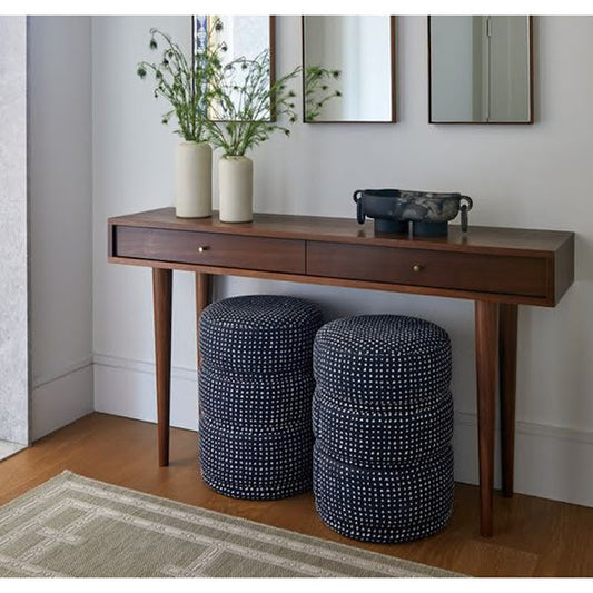Solid Sheesham Wood TV Console | Modern Wooden Media Unit | Entertainment Console Table