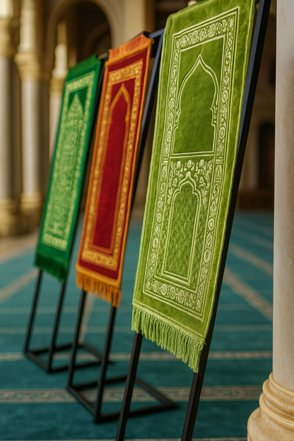 3-Tier Prayer Mat Display Stand