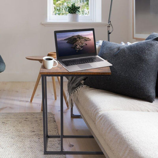 Wooden C Side Table