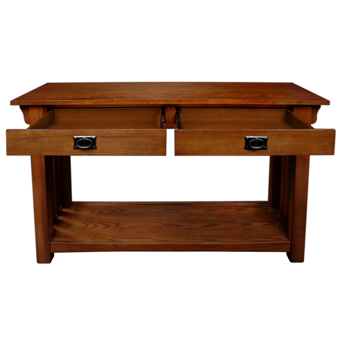 Solid Sheesham Wood Console Sofa Table | Modern Entryway & Hallway Accent Table