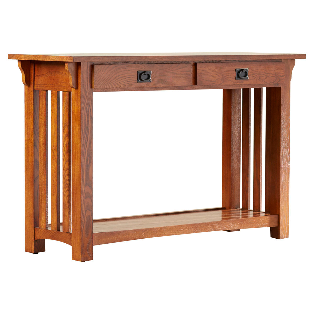 Solid Sheesham Wood Console Sofa Table | Modern Entryway & Hallway Accent Table
