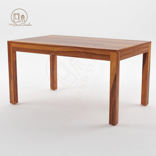 Elegant 4-Seater or 6-Seater Wooden Dining Table