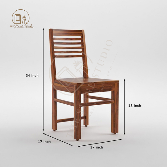 Solid Sheesham Wood Dining Chair