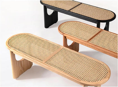 Wood Shoe Bench Farmhouse Entryway Narrow Bench Rustic Way Benches Seat, Sitting Bench for Living Room/Bedroom/End of Bed/Entryway