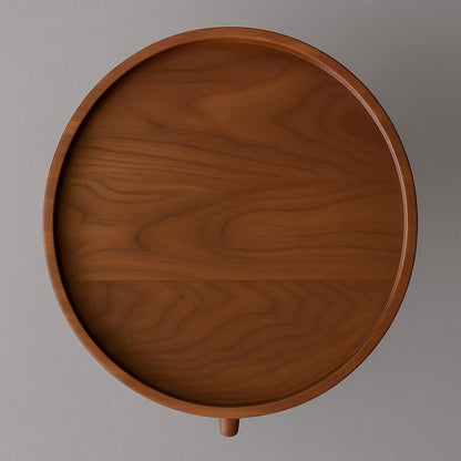 Narrow Wooden Side Table | Handmade Solid Wood End Table | Slim Mid-Century Modern Nightstand