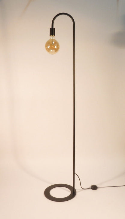 Handmade floor lamp, made from metal, interior design, home decor, industrial style, lampstand