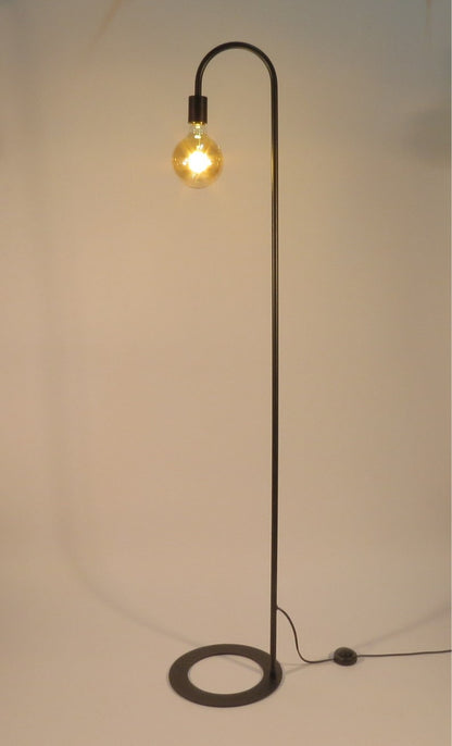 Handmade floor lamp, made from metal, interior design, home decor, industrial style, lampstand
