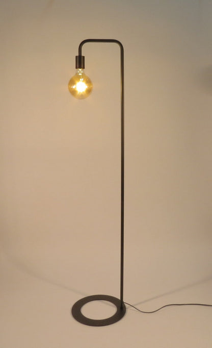 Handmade floor lamp, made from metal, interior design, home decor, industrial style, lampstand