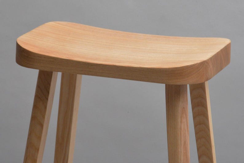 Minimalist Wooden Bar Stool for Kitchen & Bar