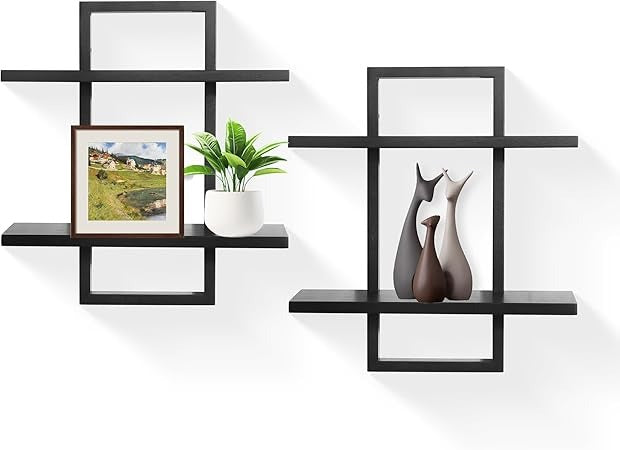 Wall Mounted Storage Shelves 2-Tier