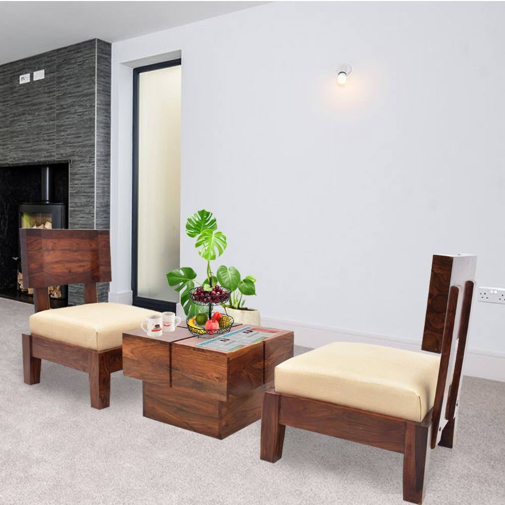 New Handicrafts Sheesham Wood Sofa Cum Chair