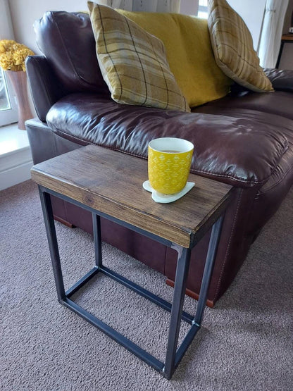 Industrial Sofa Side Table
