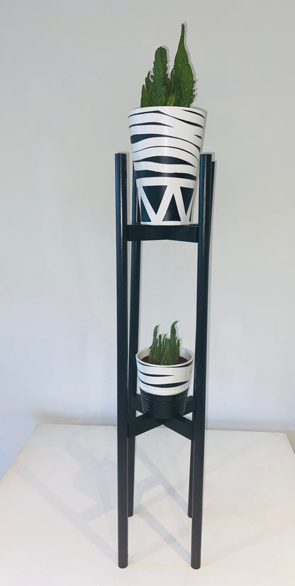 Plant Pot Stand, Stand Planter Holder Two Tier Stand