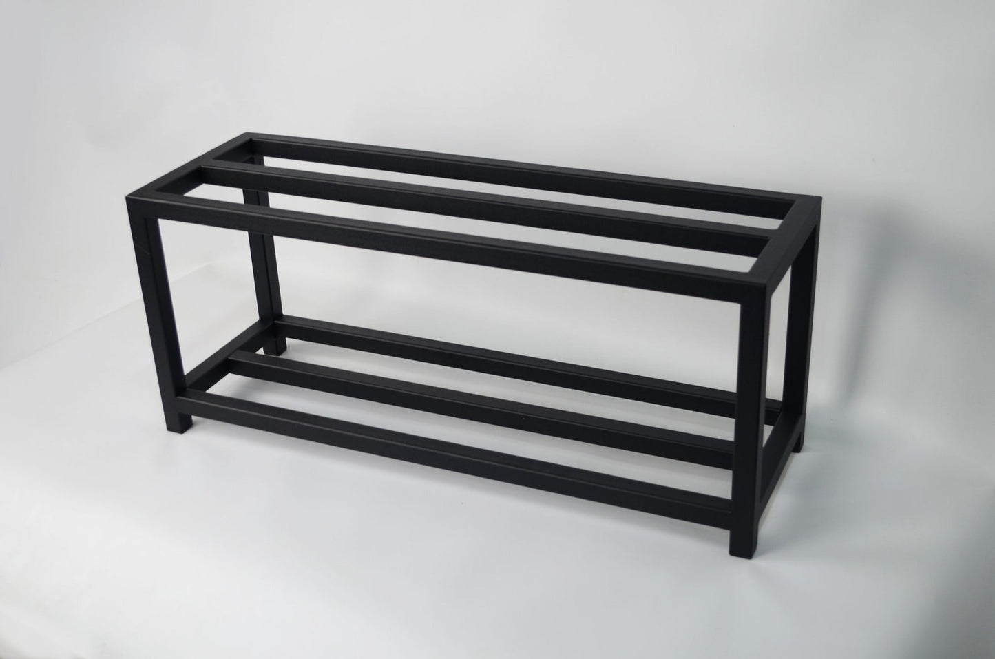 Hallway 2 Tier Metal Shoe Rack,