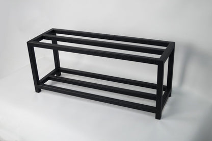 Hallway 2 Tier Metal Shoe Rack,