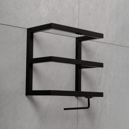Metal Bathroom Shelf, Toilet Paper Holder Wall Mount