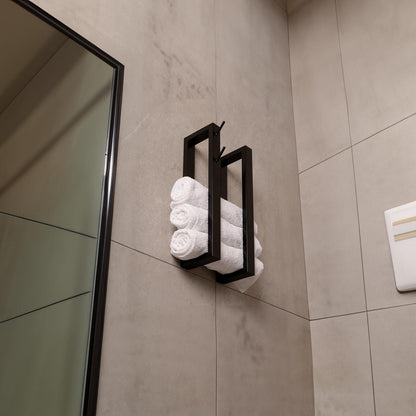 Bathroom Towel Holder for Wall, Blanket Storage,