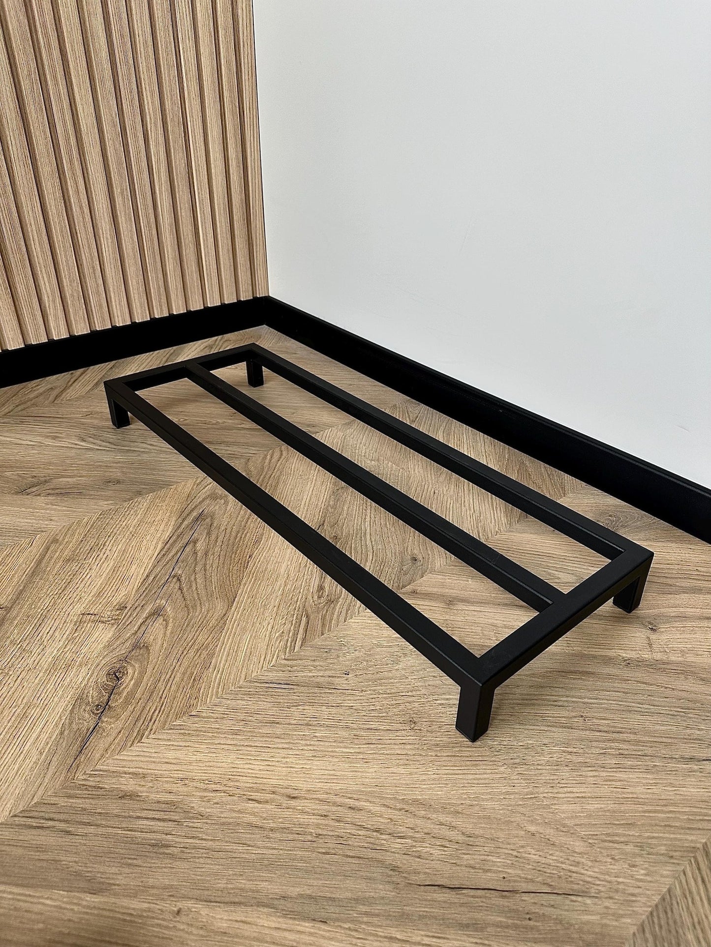 Hallway 2 Tier Metal Shoe Rack,