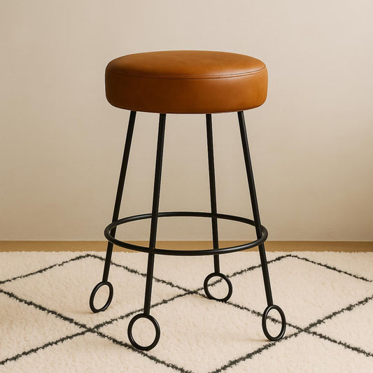 Leather Bar Stool