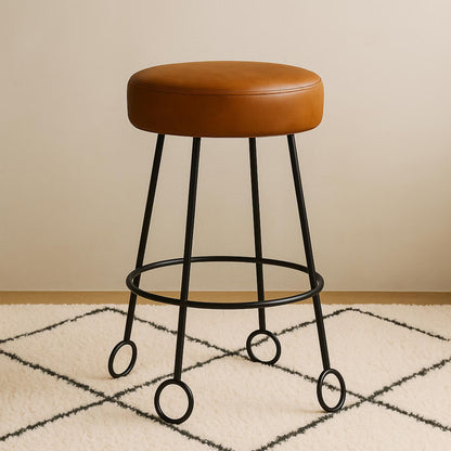 Leather Bar Stool