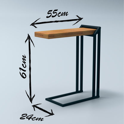 C-Shaped Snack Table