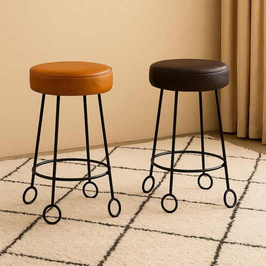 Leather Bar Stool