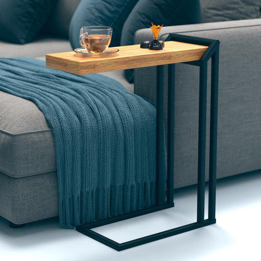 C-Shaped Snack Table