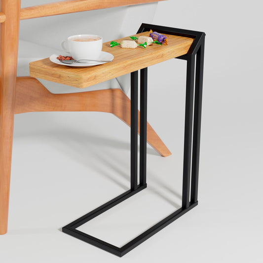C-Shaped Snack Table
