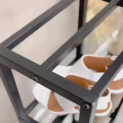 5 Tier Metal Shoe Rack, Vertical Shoe Rack